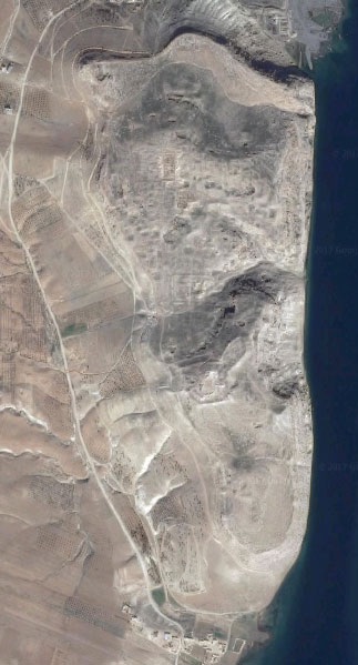 Jebel Khalid on Google Earth